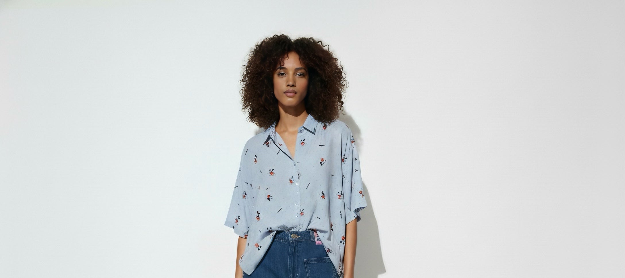 Mickey Mouse Print Shirt