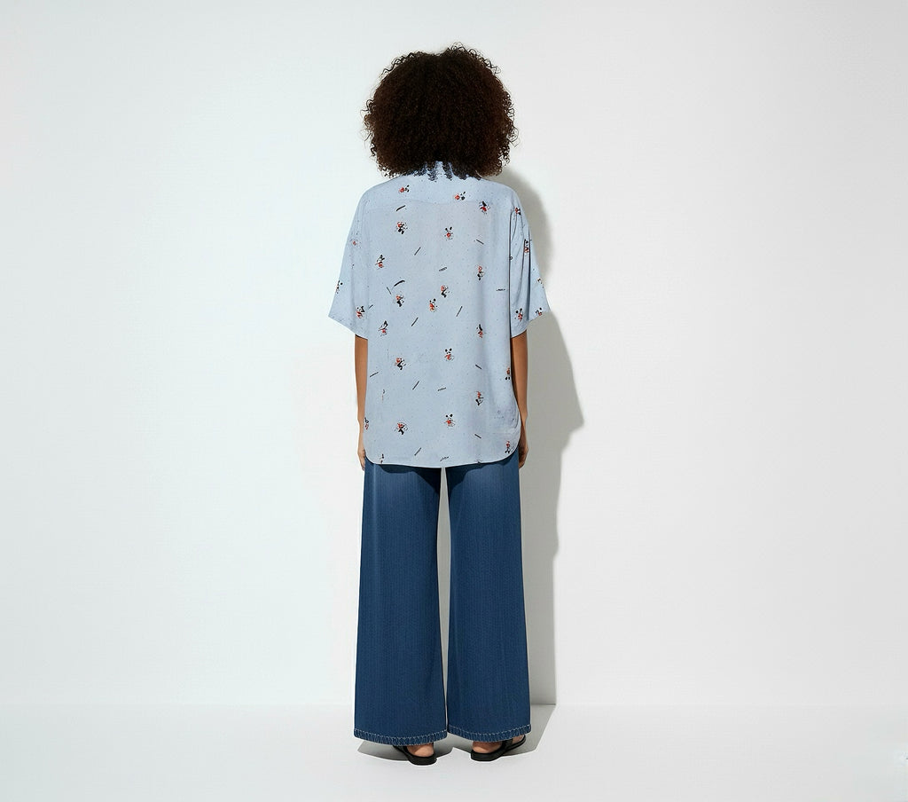 Mickey Mouse Print Shirt