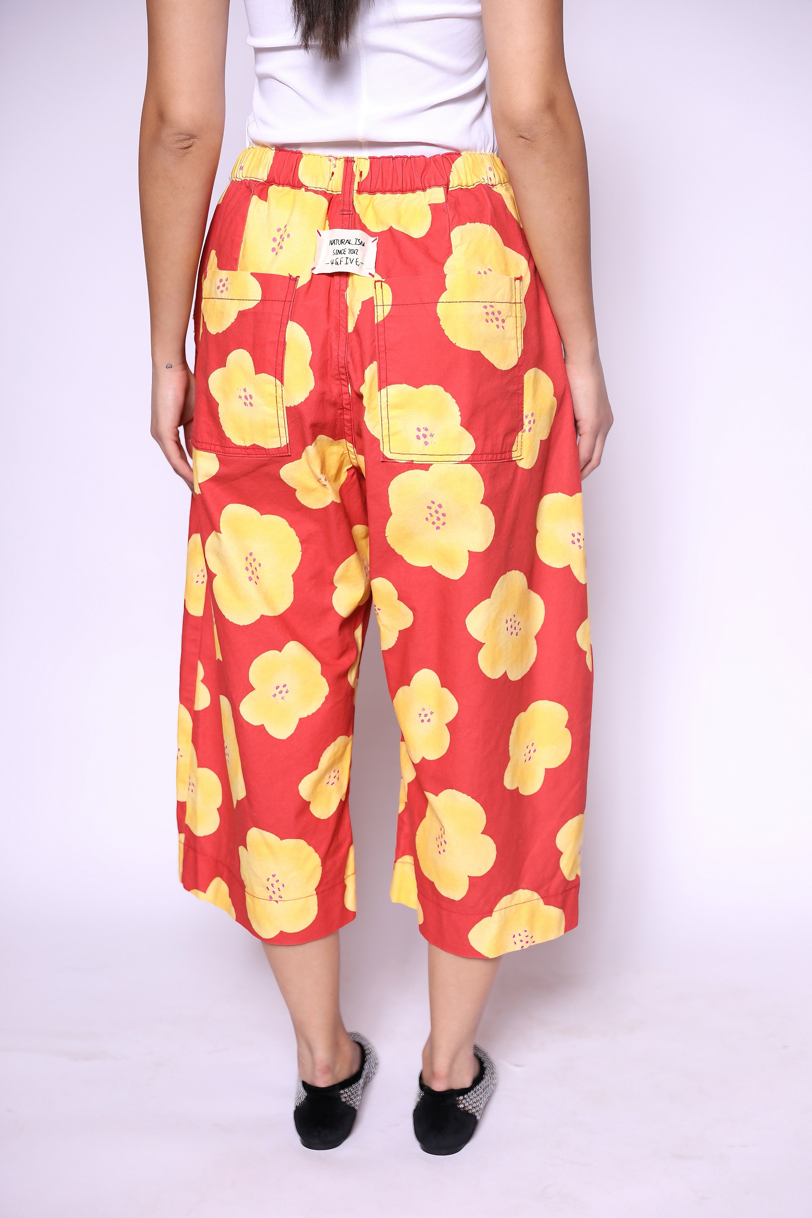 Sunny Bloom Wide-Leg Pants