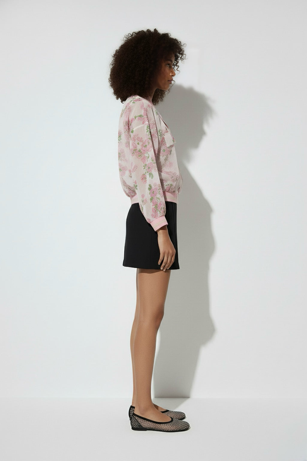 Pastel Bloom Sheer Jacket