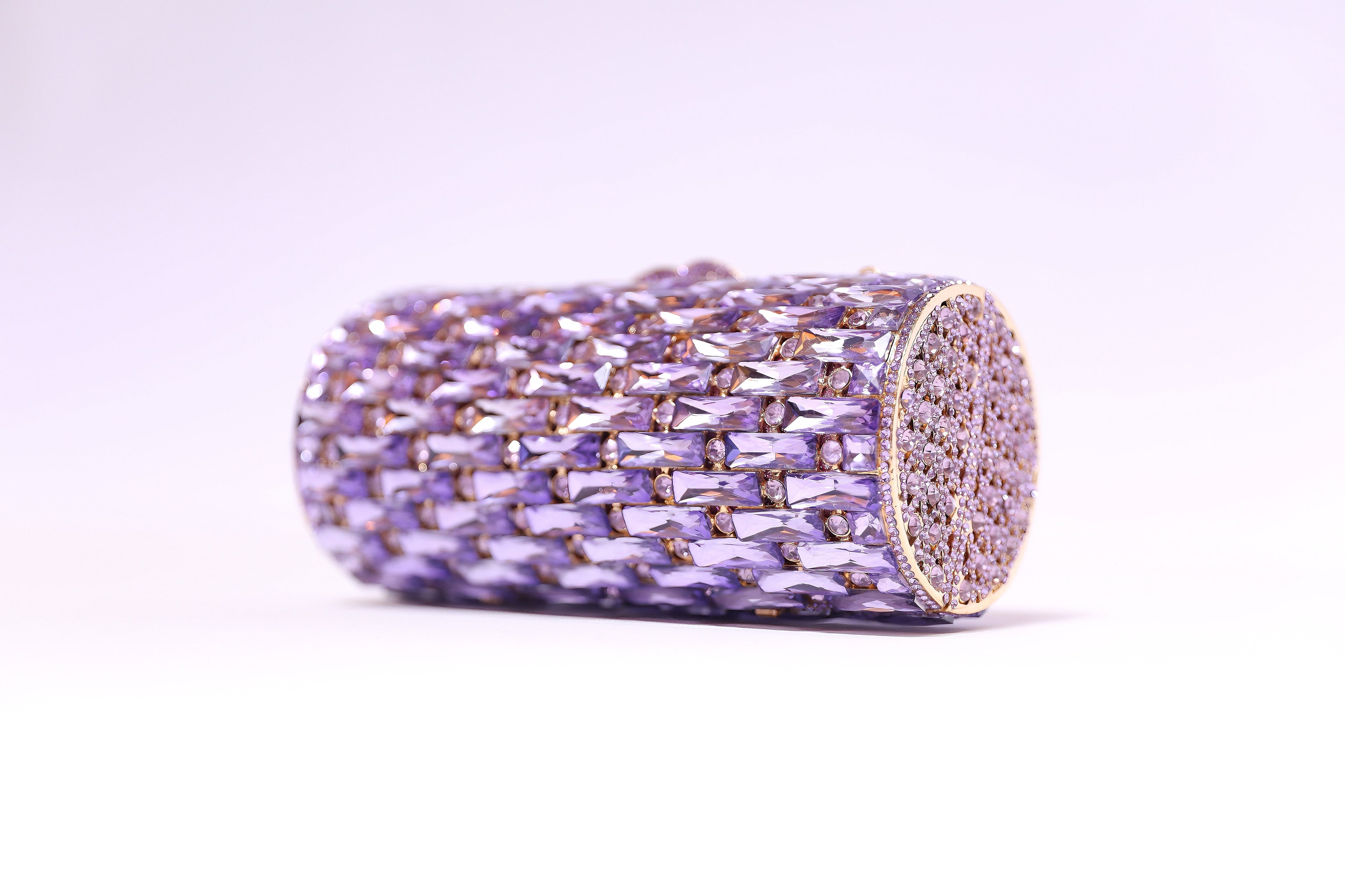 Lilac Tube Clutch