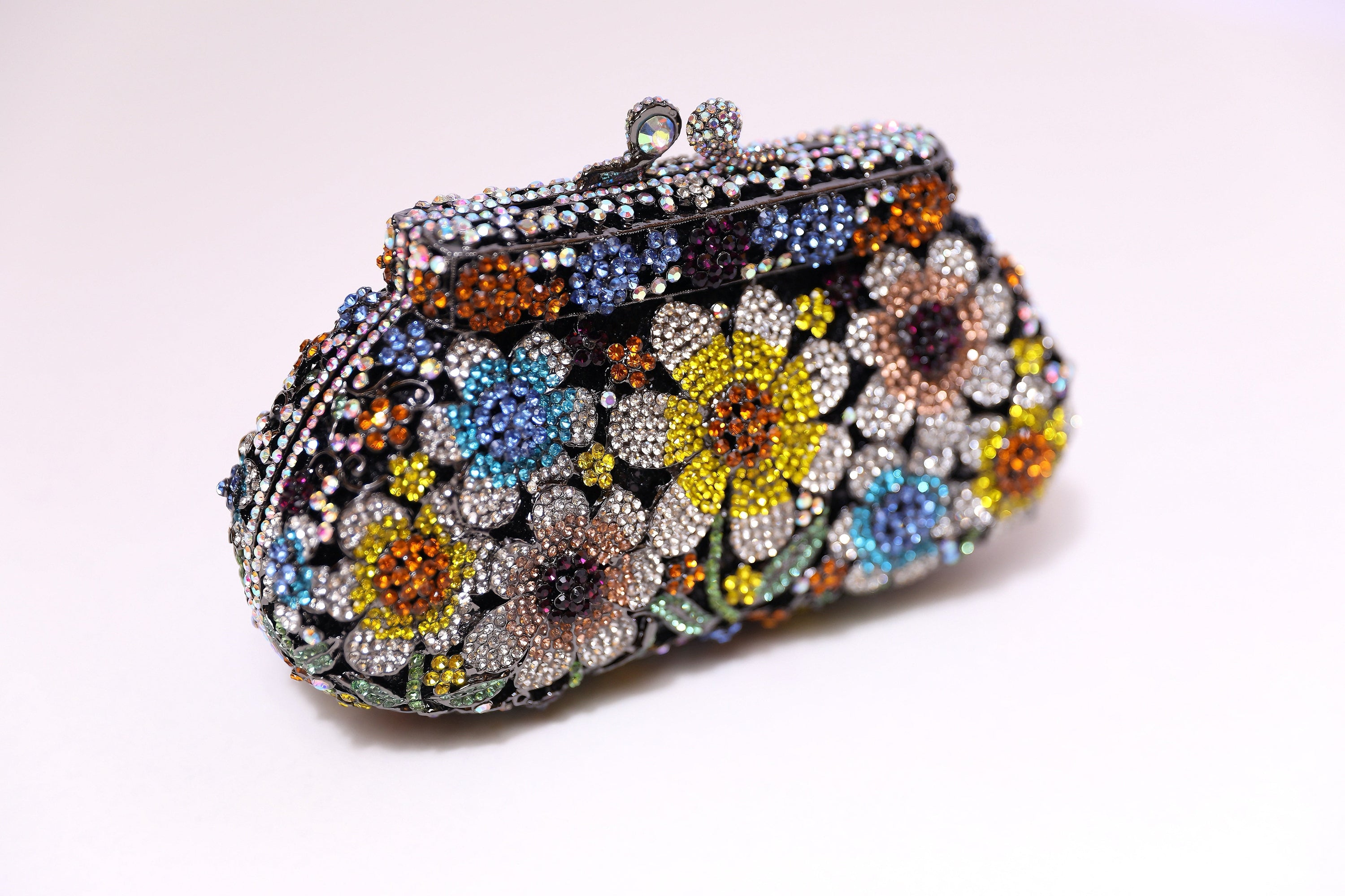 Floral Jewel Clutch