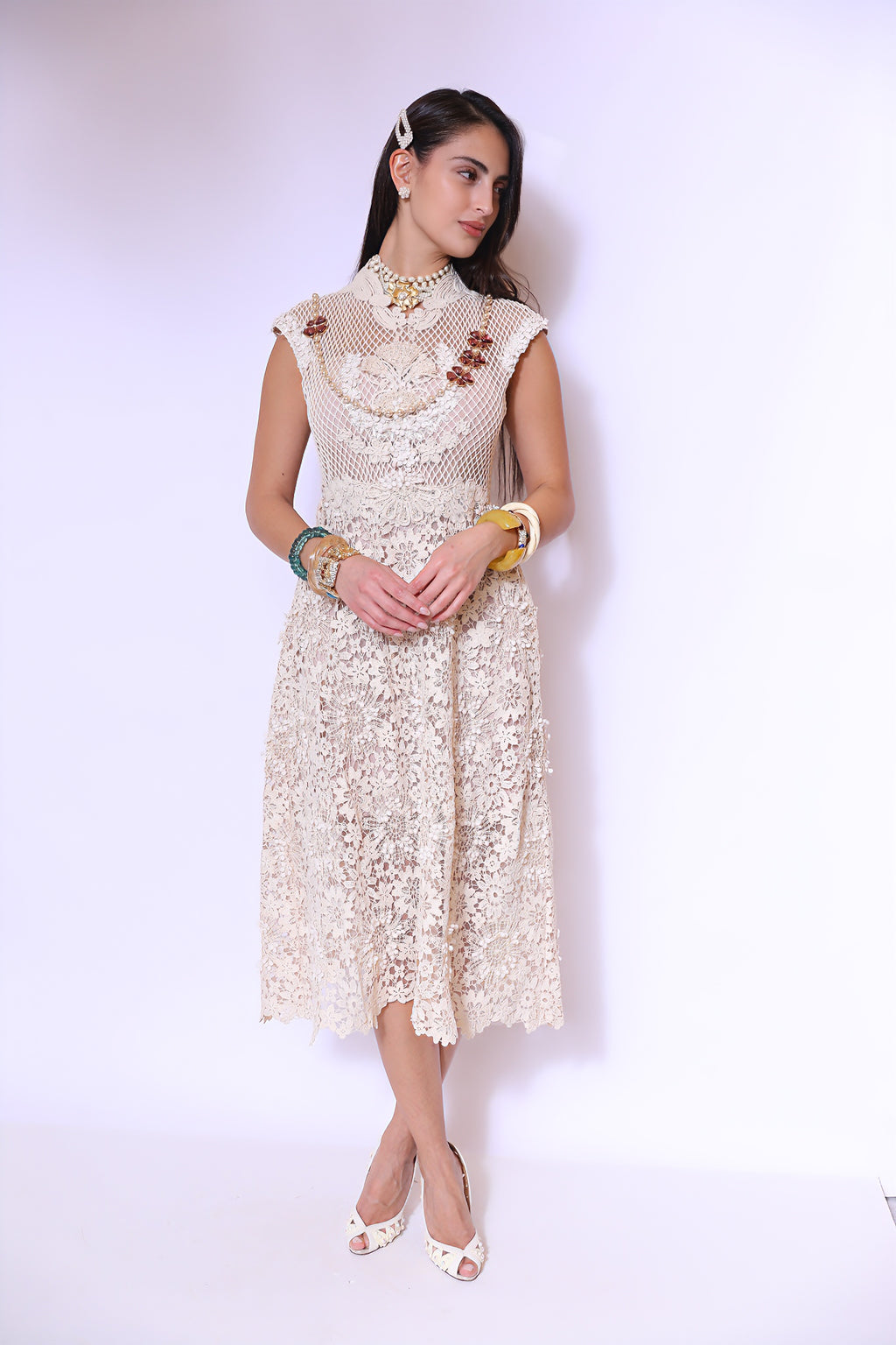 Ivory Flora Dress