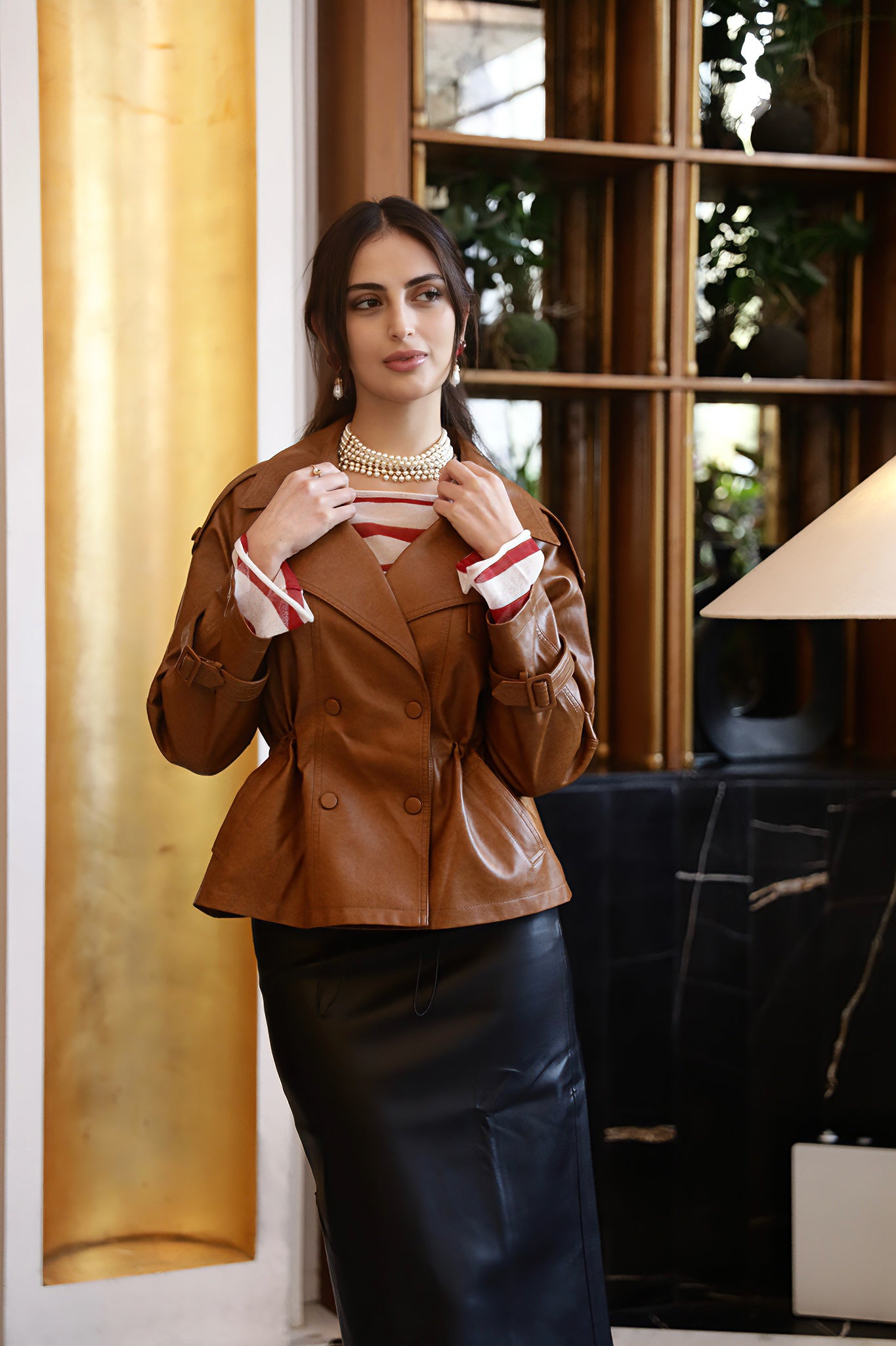 Camel Leather Jacket