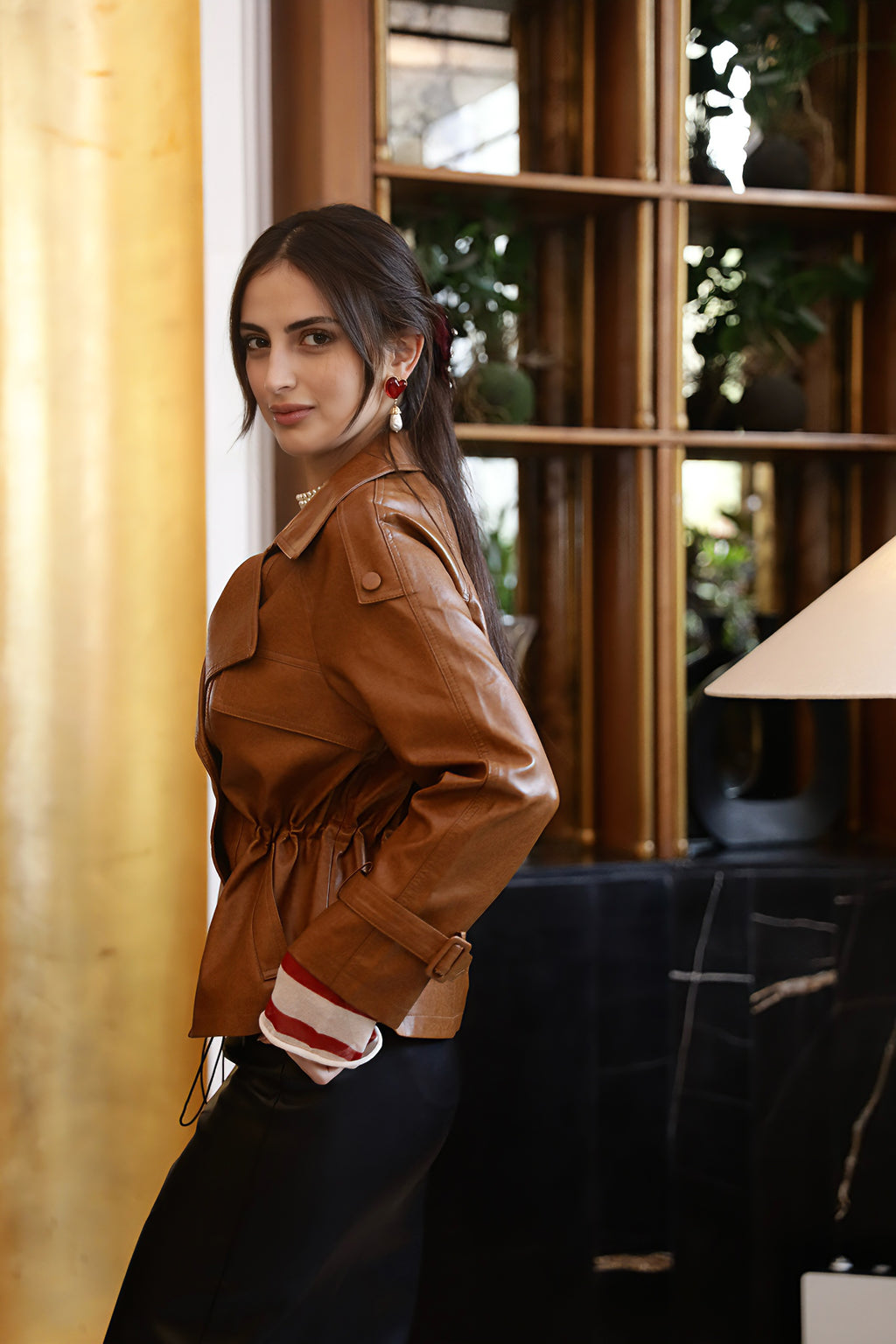 Camel Leather Jacket