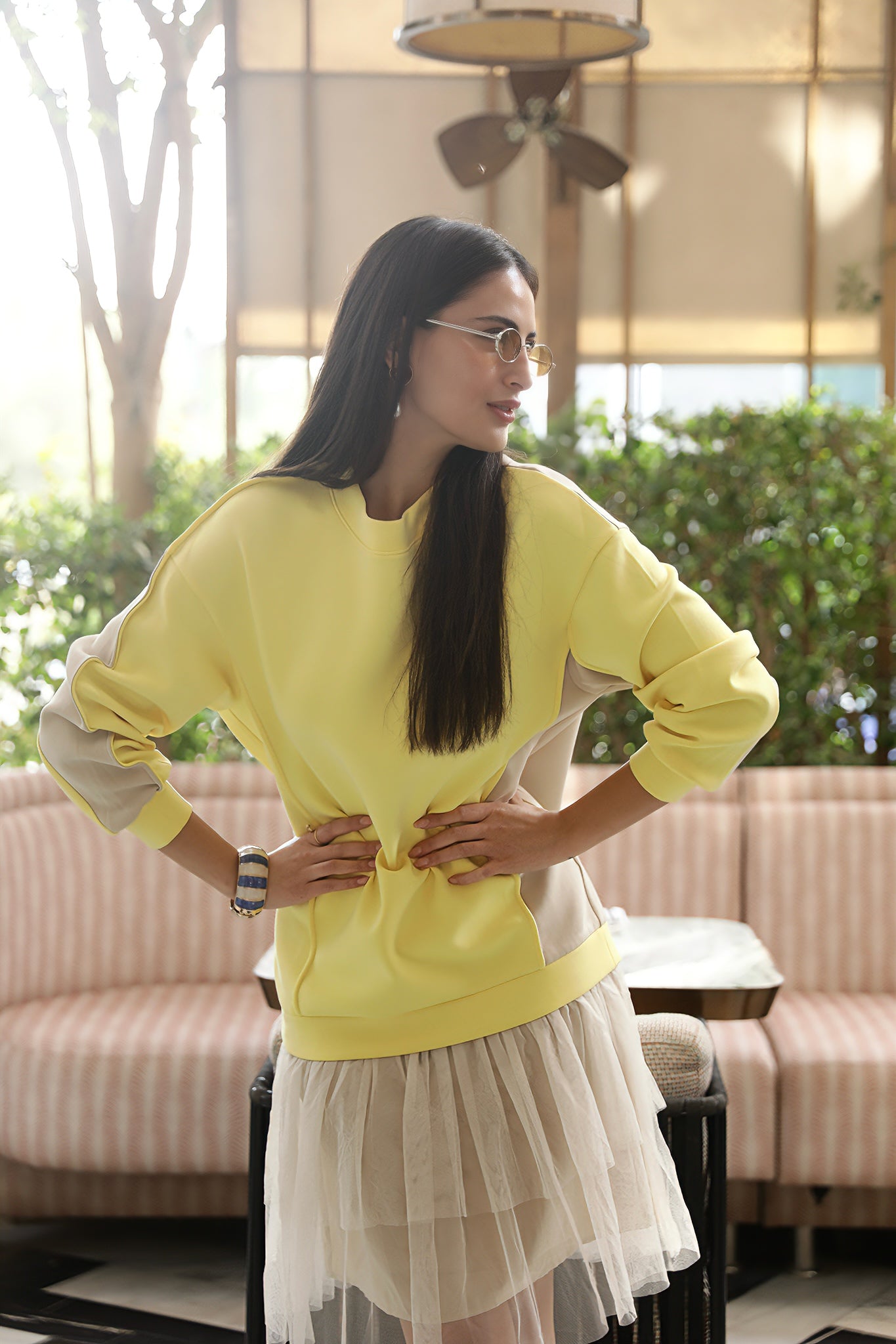 فستان سويت شيرت طويل