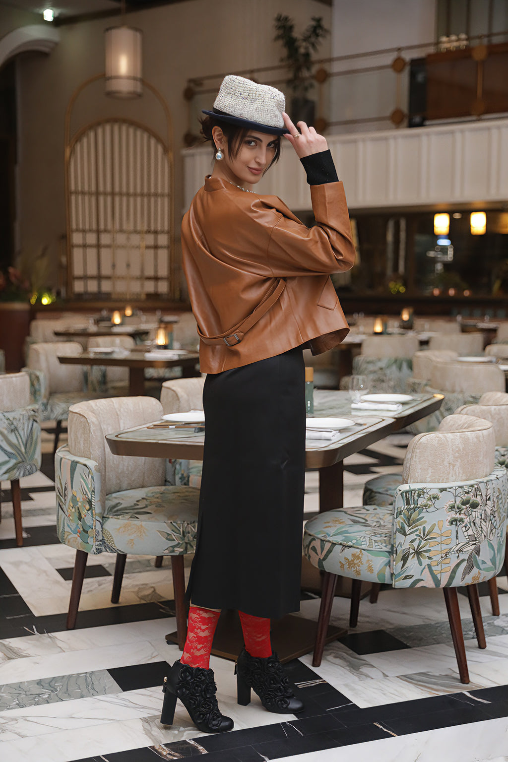 Clean-Cut Leather Jacket