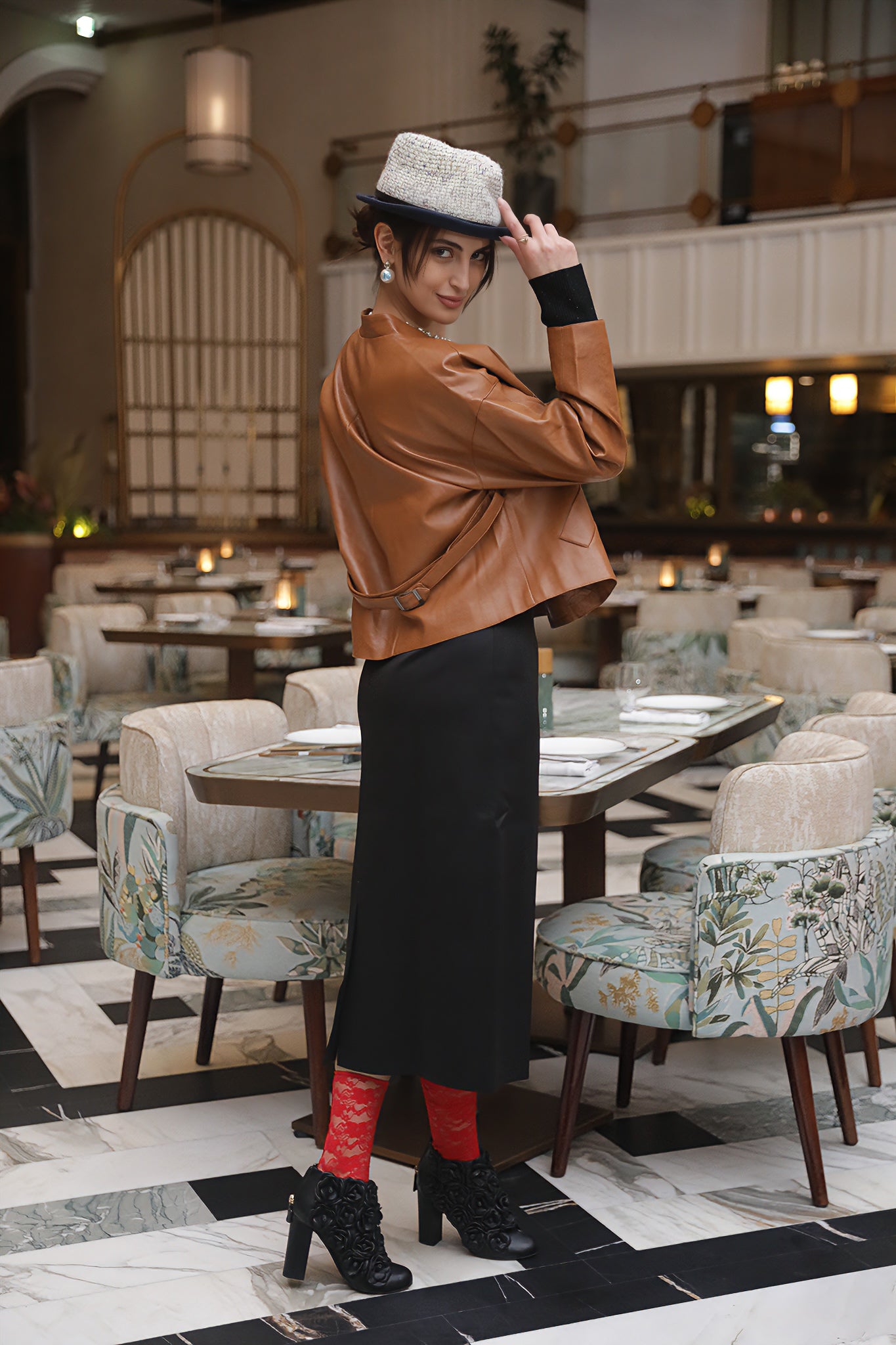 Clean-Cut Leather Jacket