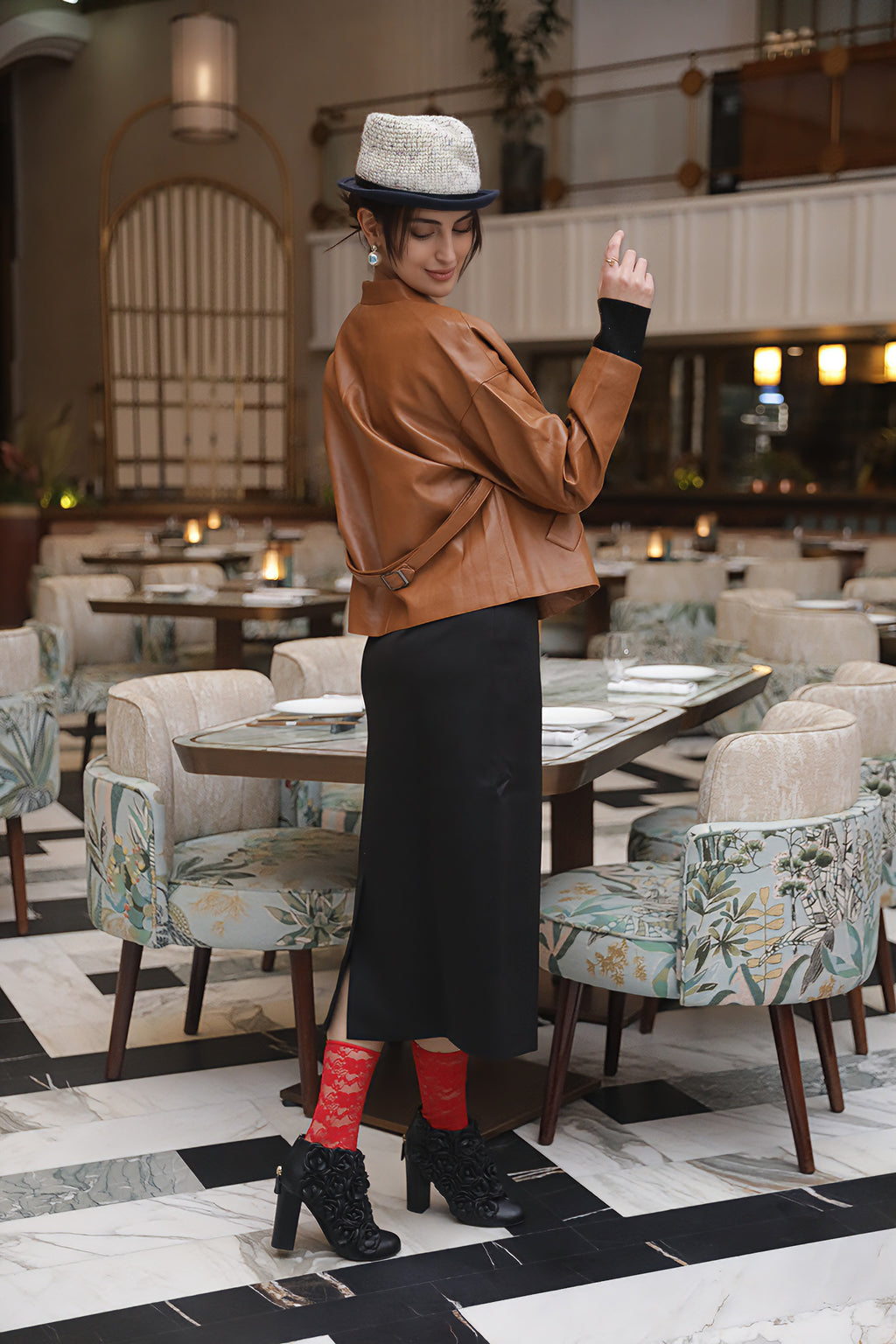 Clean-Cut Leather Jacket