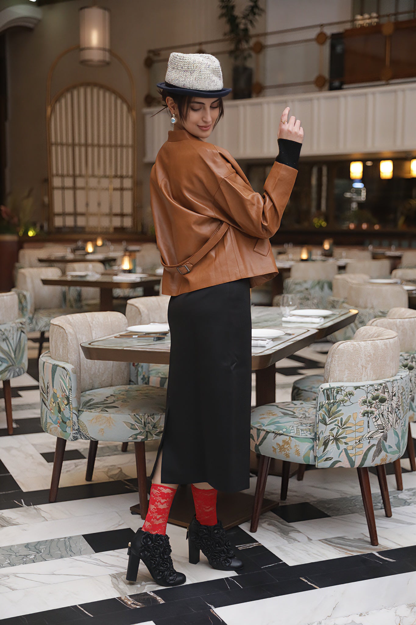 Clean-Cut Leather Jacket