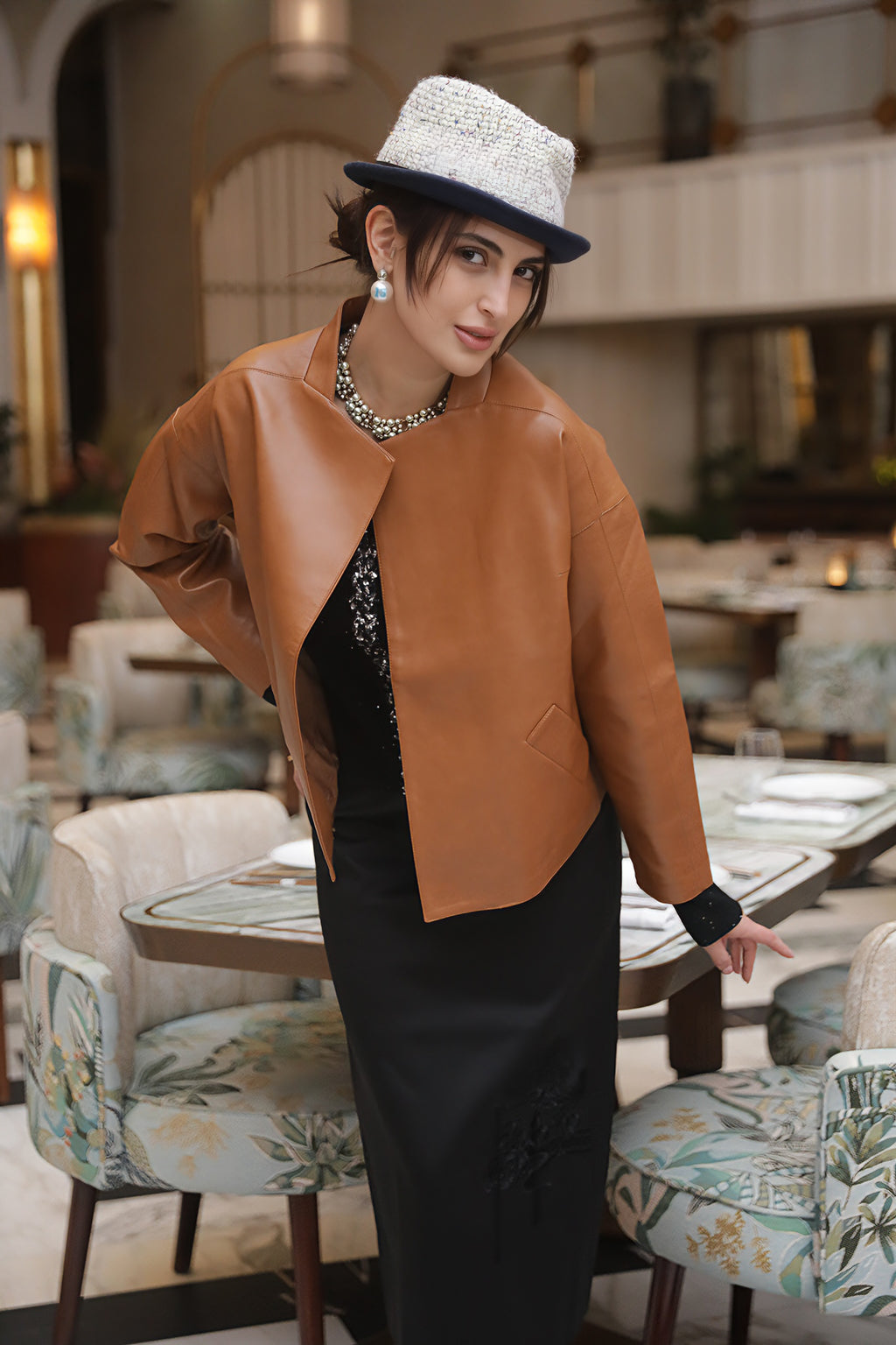 Clean-Cut Leather Jacket