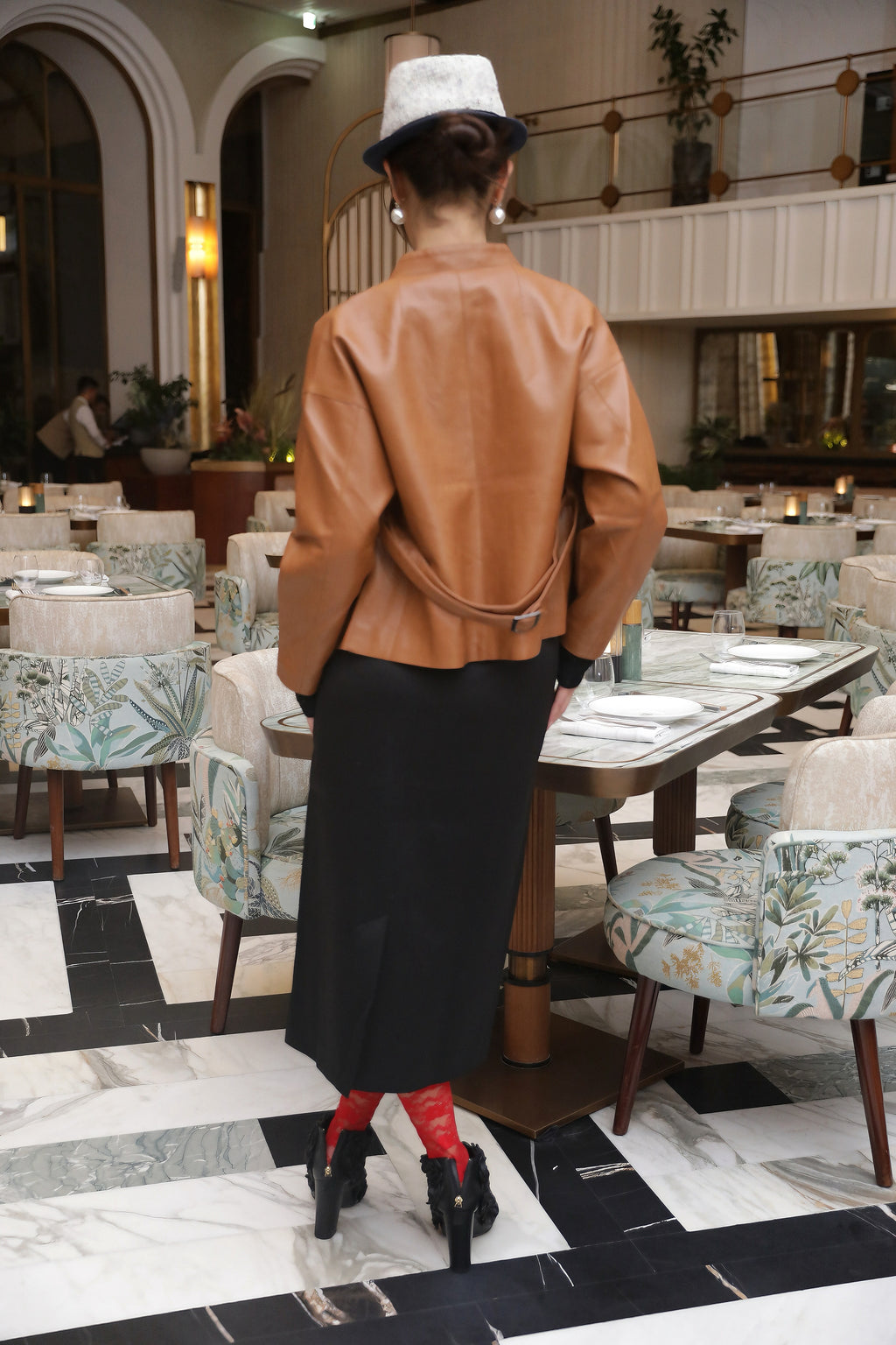 Classic Embroidered Midi Skirt