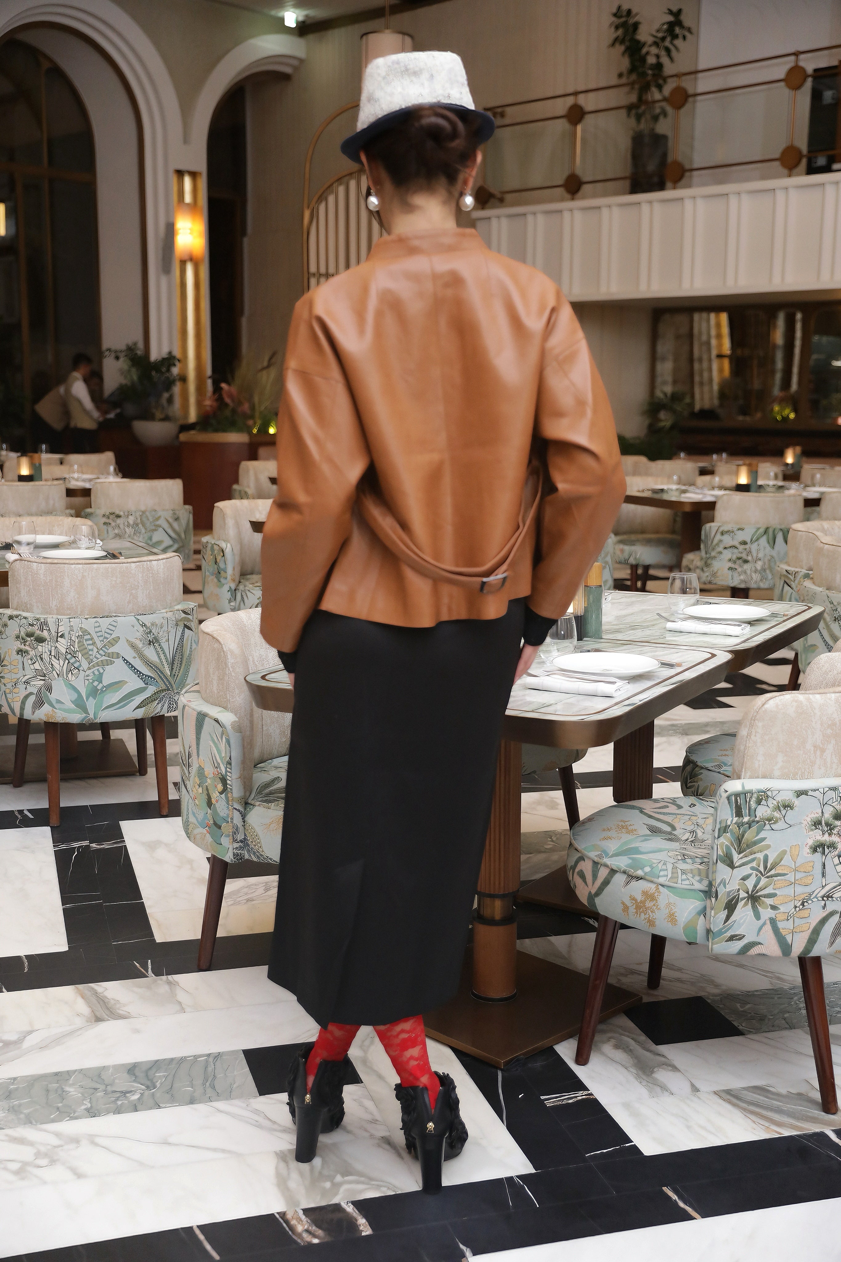 Classic Embroidered Midi Skirt