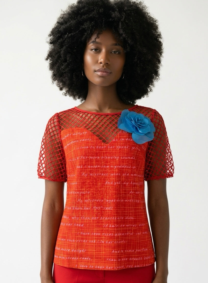 Azure Bloom Top