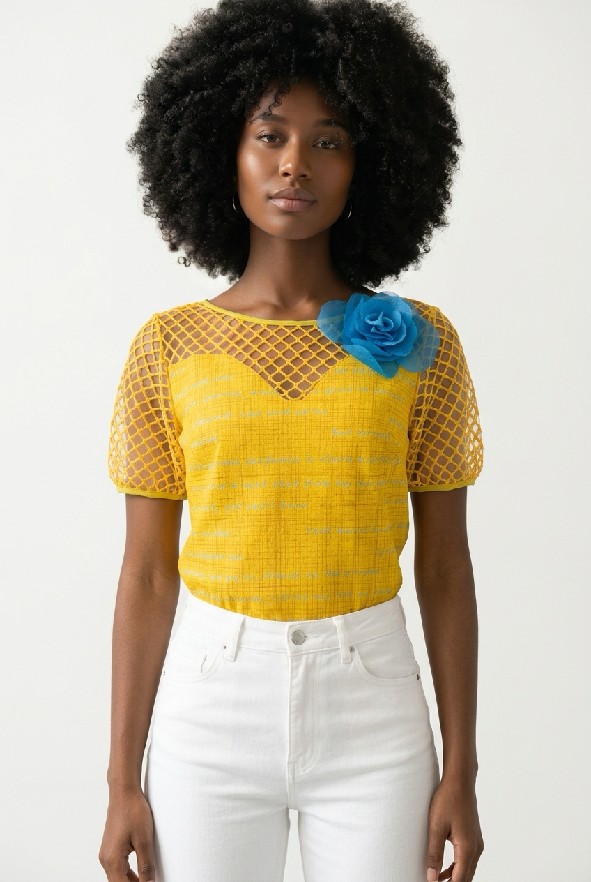 Azure Bloom Top
