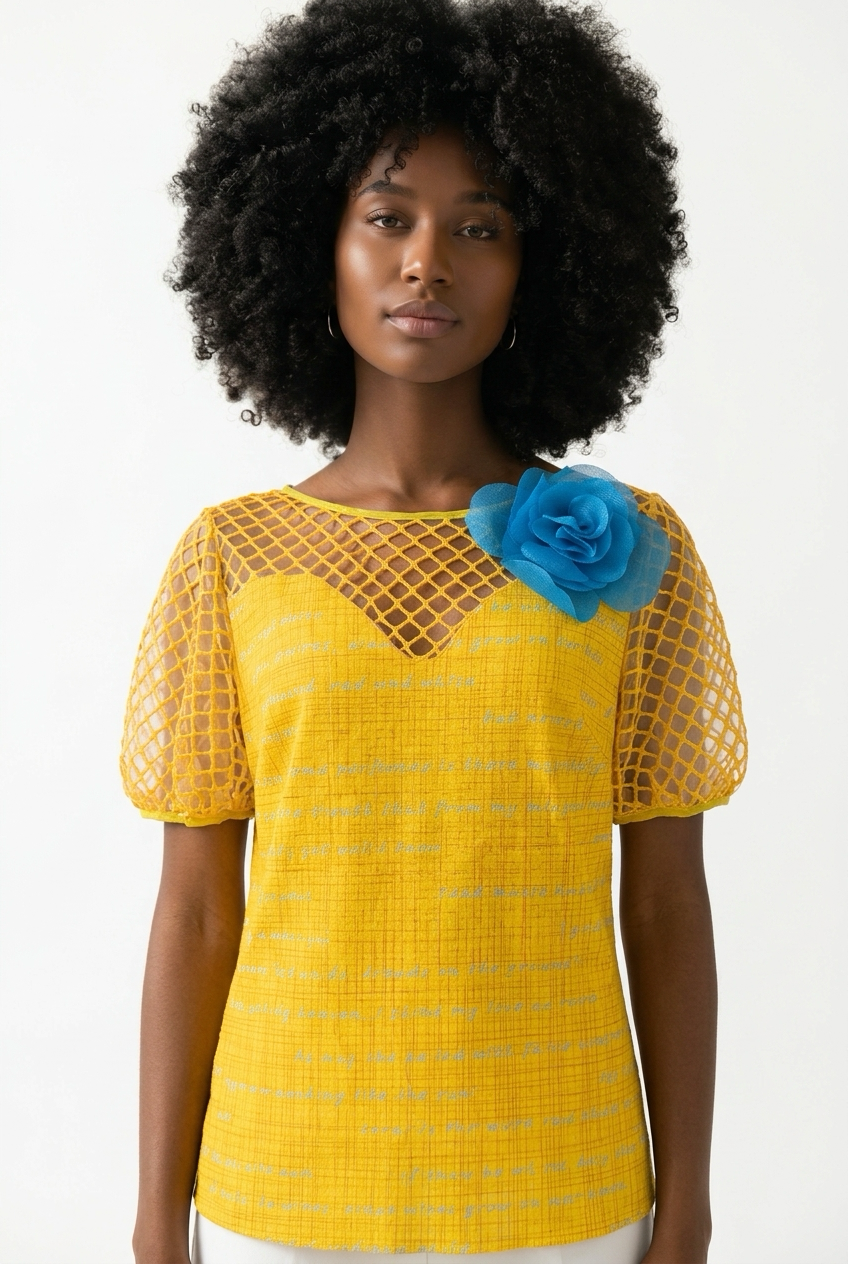 Azure Bloom Top