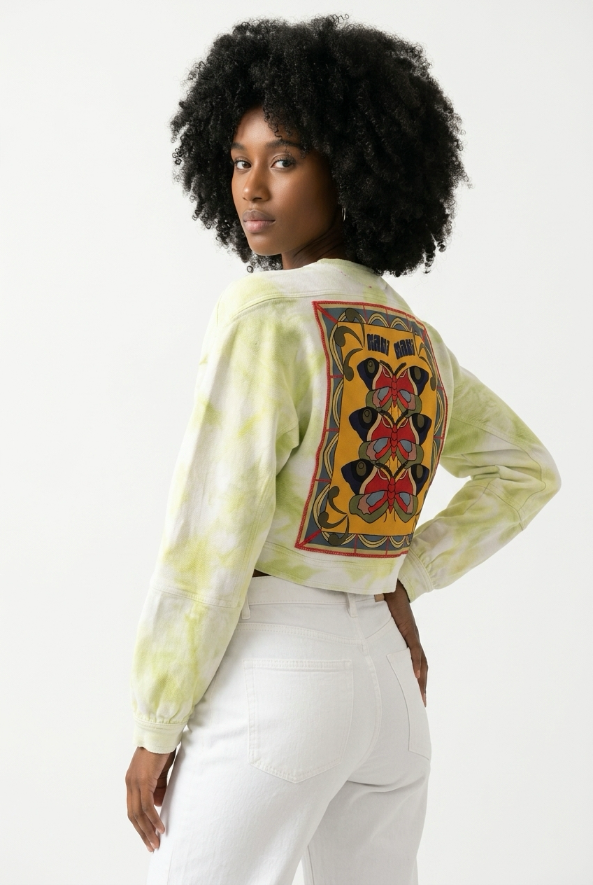 Butterfly Dream Cropped Jacket