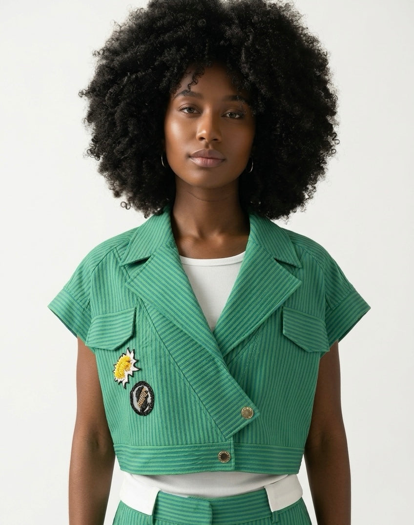 Pop & Play Cropped Jacket