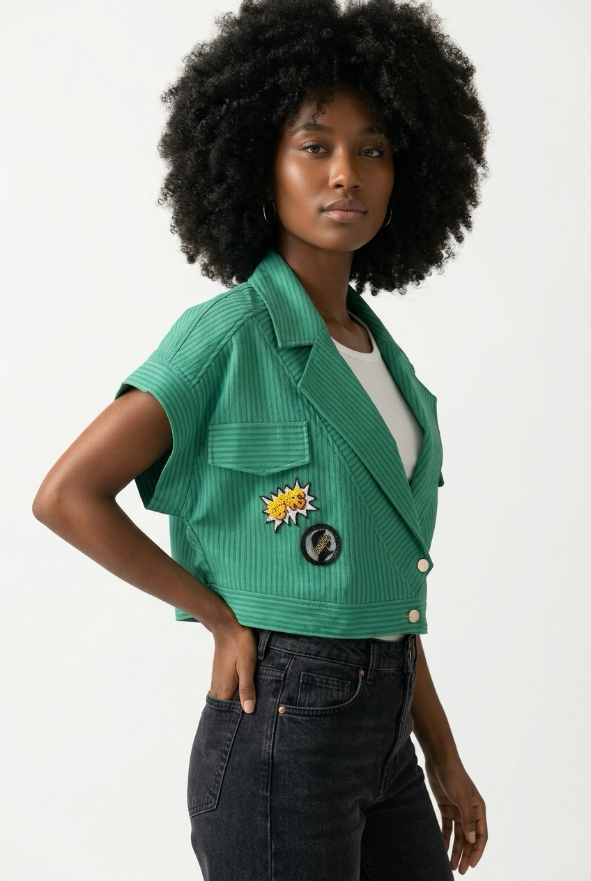 Pop & Play Cropped Jacket