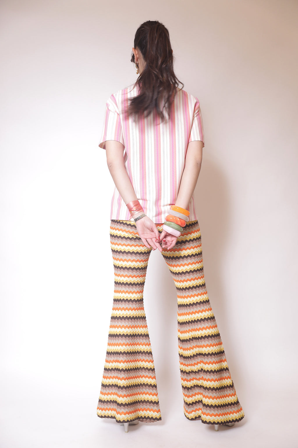Desert Sunset Zigzag Knit Pants