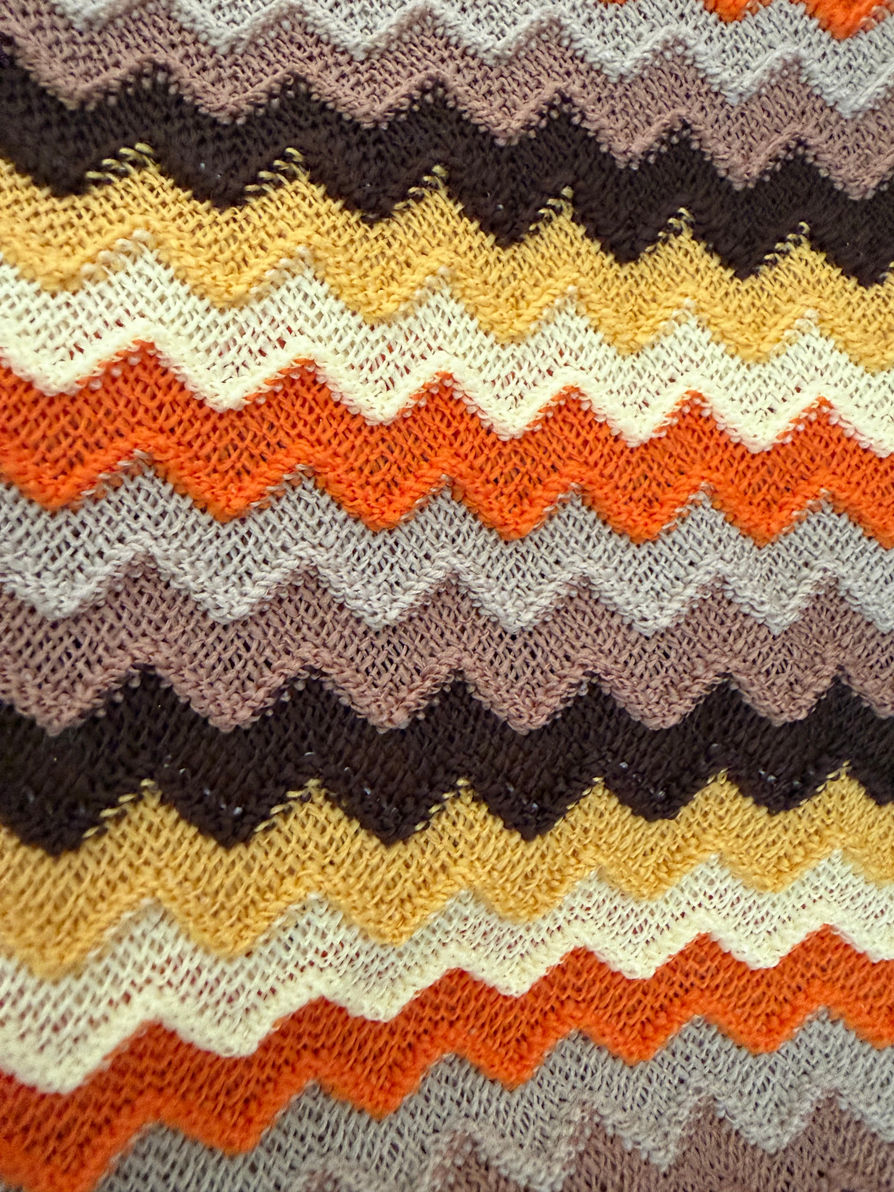 Desert Sunset Zigzag Knit Pants