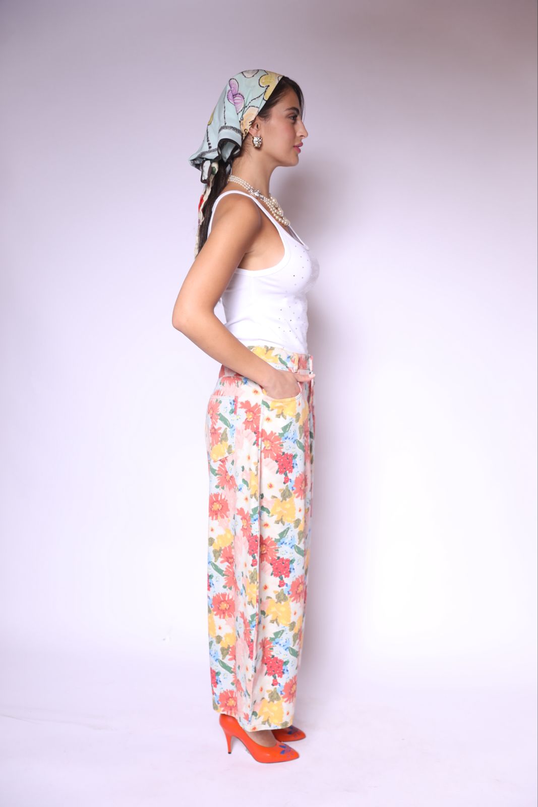 Garden Bloom Wide-Leg Pants
