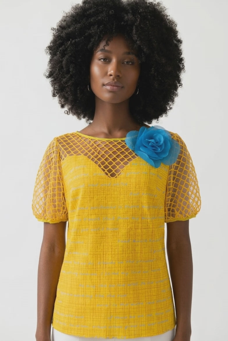 Azure Bloom Top